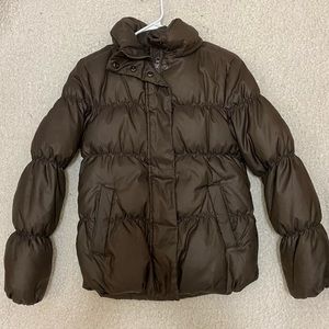 Brown Gap puffer jacket